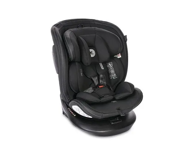 Scaun auto pentru copii Lorelli Aviator Black Jasper, Isofix, i-Size, 0 Luni-12 Ani, 40-150 cm, certificat R129, baza rotativa 360 grade, reglabil, sistem protectie impact lateral, sistem antibasculare