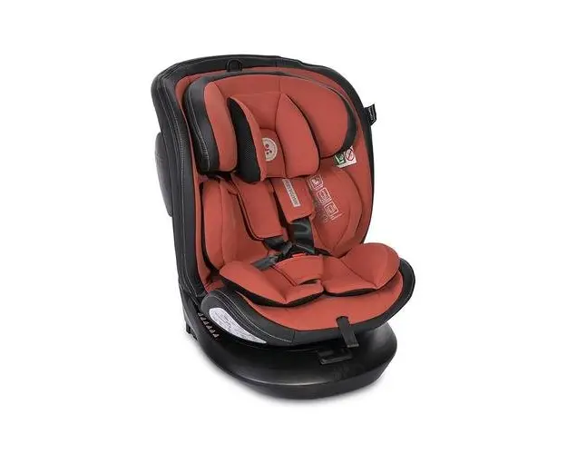 Scaun auto pentru copii Lorelli Aviator Ginger, Isofix, i-Size, 0 Luni-12 Ani, 40-150 cm, certificat R129, baza rotativa 360 grade, reglabil, sistem protectie impact lateral, sistem antibasculare