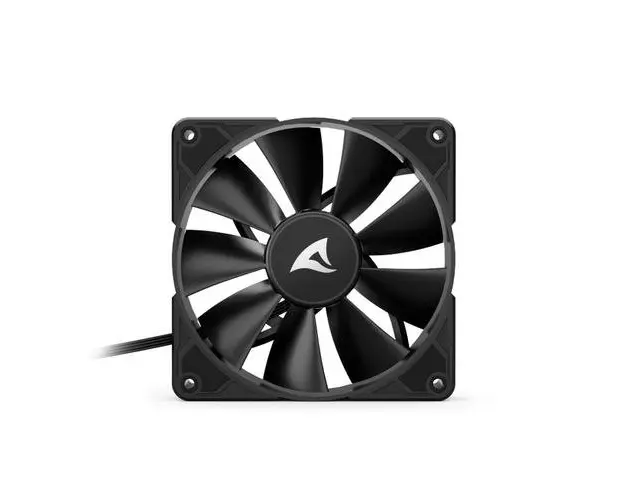 Ventilator Sharkoon SilentStorm BW120, 120 mm, 1400 rpm, PWM (Negru)
