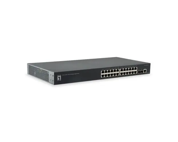 Switch LevelOne GTL-2661, 24 Porturi Gigabit (Negru)