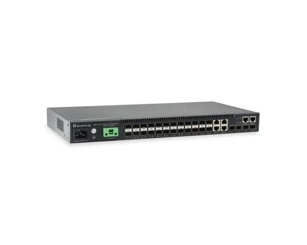 Switch LevelOne GTL-2872, 24 Porturi Gigabite (Negru)