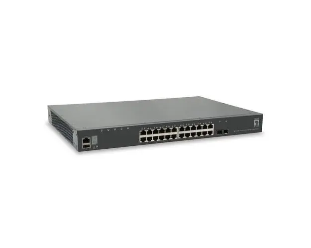 Switch LevelOne GTL-2881, 28 Porturi Gigabit, PoE (Negru)
