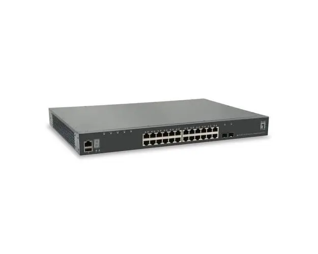 Switch LevelOne GTL-2891, 28 Porturi Gigabite (Negru)