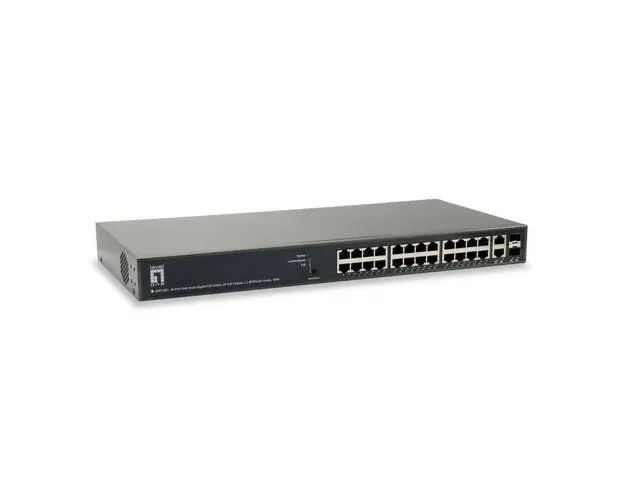 Switch LevelOne GEP-2651, PoE, Gigabit, 26 Porturi (Negru)