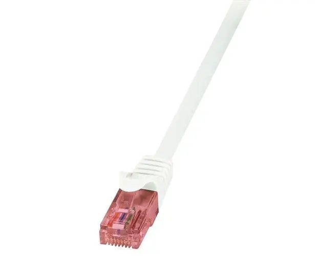 Cablu de retea CAT6 U-UTP, LogiLink, 1m, Alb