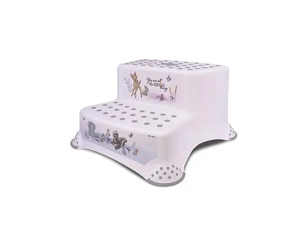 Inaltator dublu pentru baie Disney Bambi White, antiderapant