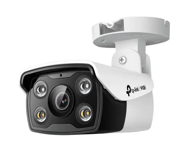 Camera de supraveghere TP-Link VIGI C340(2.8mm), 4MP HD, PoE, detectare inteligenta, full-color night vision, microfon integrat, suport ONVIF, IP66, control de la distanta