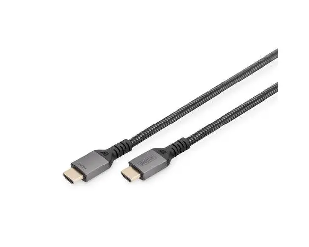 Cablu HDMI 2.1, DIGITUS, 2m, Negru