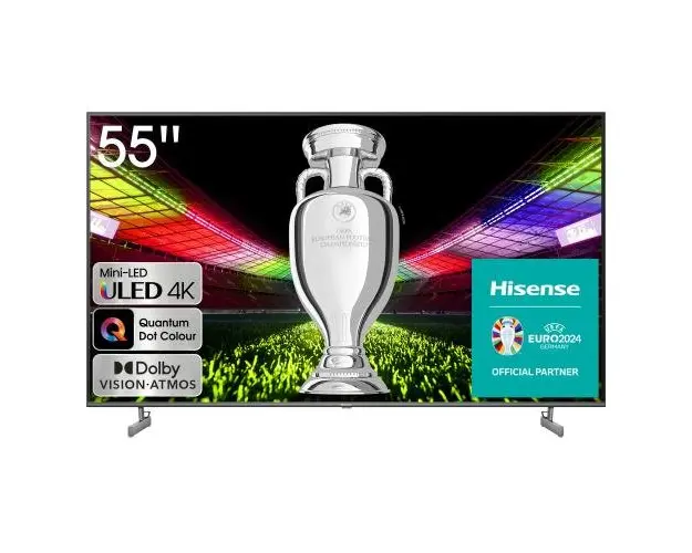 Televizor Mini-LED ULED Hisense 139 cm (55inch) 55U6KQ, Ultra HD 4K, Smart TV, WiFi, CI+