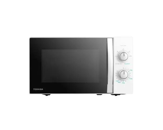 Cuptor cu microunde Toshiba MWP-MM20PWH, 20 l, 700 W, Timer, Control mecanic, Iluminare LED (Alb)