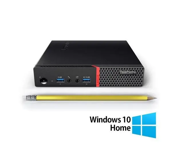 Calculator Sistem PC Refurbished Lenovo ThinkCentre M700 Mini PC, Intel Core i5-6400T 2.20GHz, 16GB DDR4, 512GB SSD + Windows 10 Home