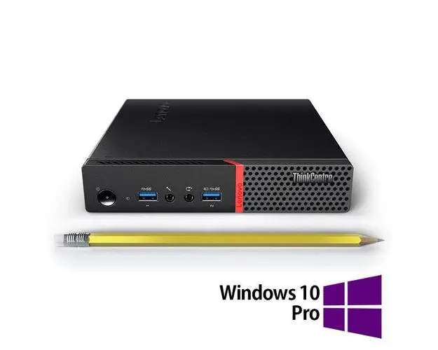 Calculator Sistem PC Refurbished Lenovo ThinkCentre M700 Mini PC, Intel Core i5-6400T 2.20GHz, 16GB DDR4, 512GB SSD + Windows 10 Pro