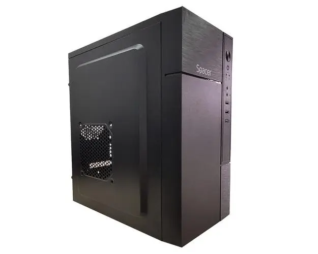 Carcasa Spacer SPCS-OC-MINI, Mini Tower, Fara sursa, mATX, mITX (Negru)