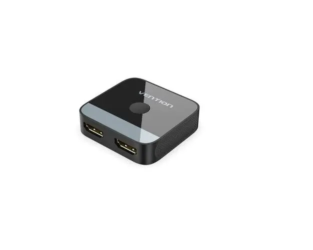 Switch video Vention, HDMI(M) la 2 x HDMI(M), rezolutie maxima 4K la 60Hz, conectori auriti, dublu sens, invelis acrilic si ABS, Negru