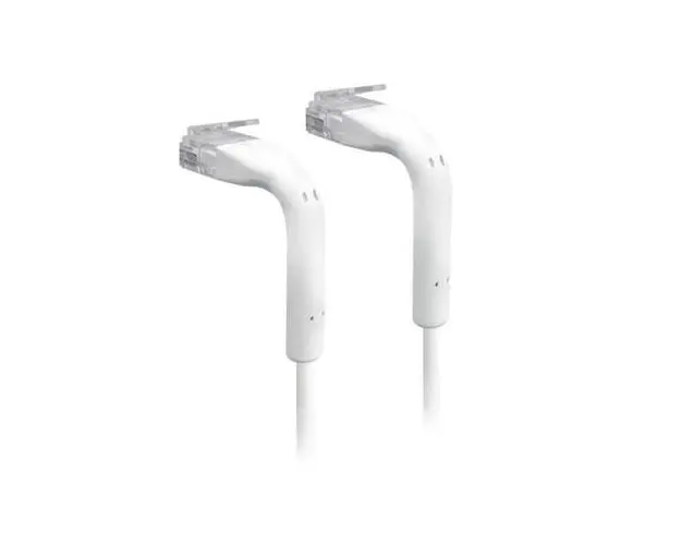 Cablu ethernet Ubiquiti, RJ45, 0.3m, Alb