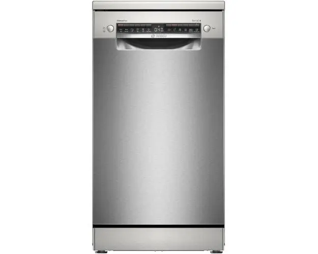 Masina de spalat vase Bosch SPS4EMI24E, 10 seturi, 6 programe, Home Connect, Silence Plus, Clasa C, 45 cm (Argintiu)