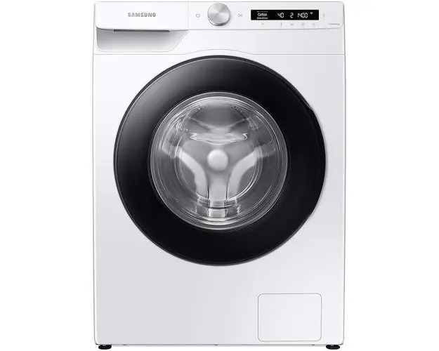Masina de spalat rufe Samsung WW90T504DAWCS7, 9 kg, 1400 rpm, Clasa A, AI Control, Steam, Eco Bubble, Drum Clean, Motor Digital Inverter, Wifi, AI Energy, Smart Control (Alb)