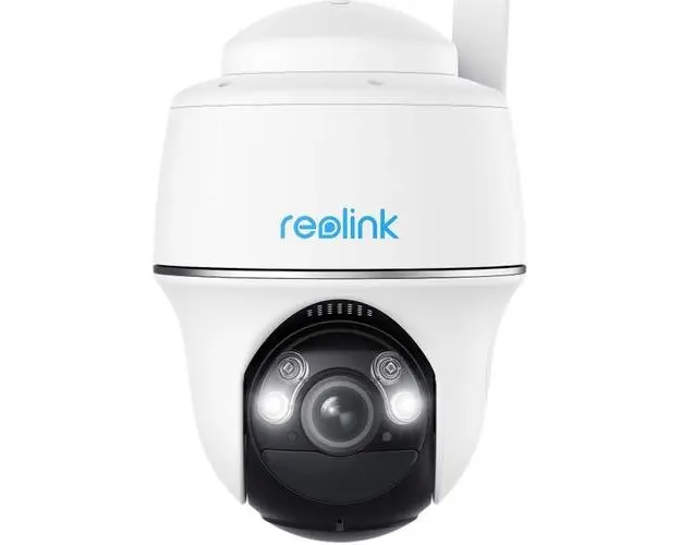 Camera de supraveghere Reolink G430 Go PT, 4MP, 2K, Color Night Vision, IR 10m, detectie miscare oameni/vehicule/animale, microfon si difuzor, IP64, Baterie 6000mAh (Alb)