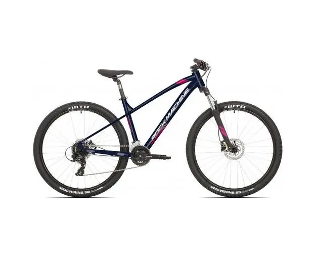 Bicicleta Rock Machine Catherine 70-27 27.5inch Bleumarin/Magenta/Argintiu 19.0inch - L