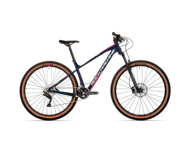 Bicicleta Rock Machine Catherine CRB 20-29 29inch Albastru/Roz/Argintiu 15.0inch - S
