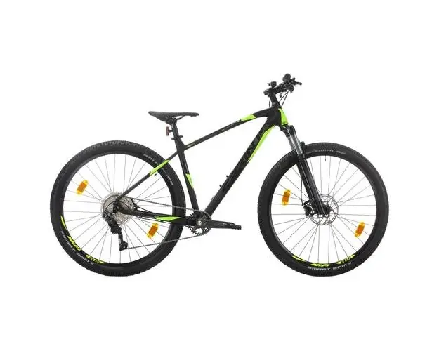 Bicicleta MTB Sprint Apolon Pro 29 Negru Mat/Verde Neon 520 mm 2022