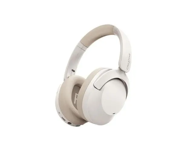 Casti Wireless Over-ear Creative Zen Hybrid 2, Hybrid ANC, Bluetooth/Jack 3.5mm (Alb)