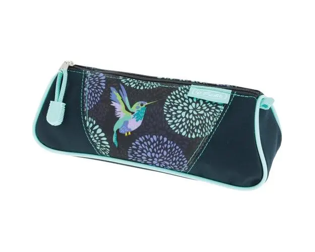 Penar Herlitz motiv Bloomy Birds, triunghiular, dimensiune 22,5 x 7,7 x 9 cm