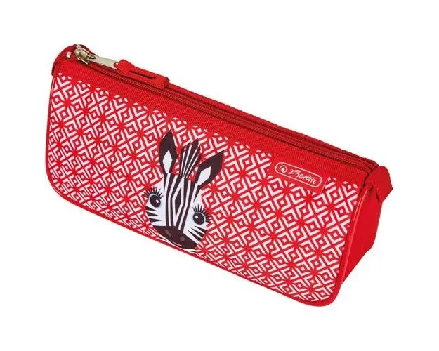 Penar Herlitz motiv Cute Animals Zebra, triunghiular sport, dimensiune 22 x 9 x 7 cm