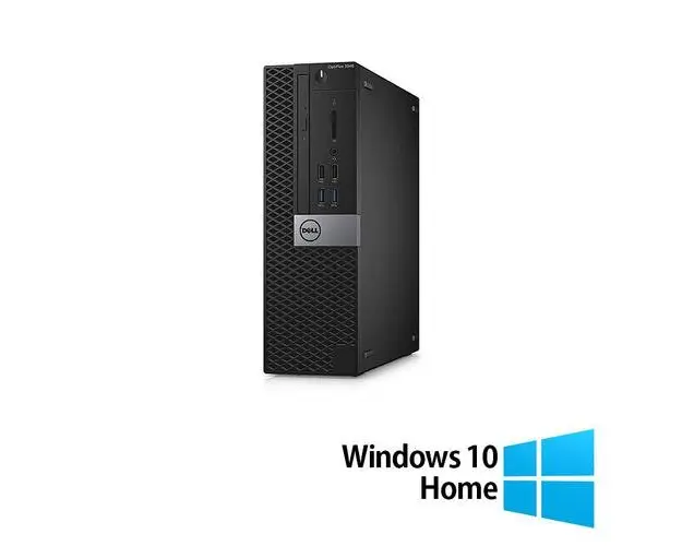 Calculator Sistem PC Refurbished DELL Optiplex 3040 SFF, Intel Core i5-6500 3.20GHz, 8GB DDR3, 256 SSD + Windows 10 Home