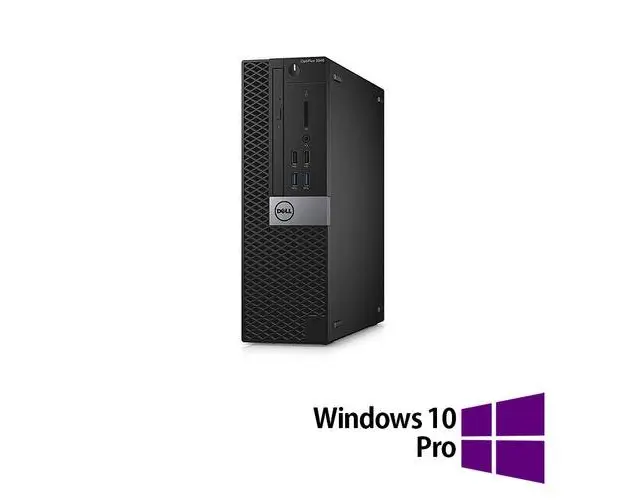 Calculator Sistem PC Refurbished DELL Optiplex 3040 SFF, Intel Core i5-6500 3.20GHz, 8GB DDR3, 256 SSD + Windows 10 Pro
