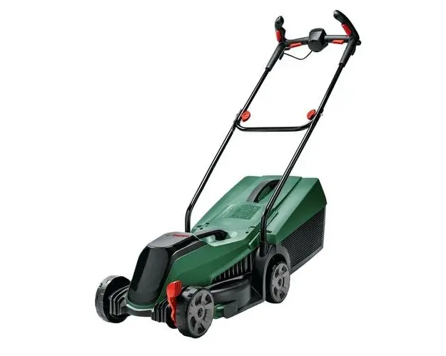 Masina de tuns gazon/iarba pe acumulator Bosch CityMower 18V-32-300, 18 V 4.0 Ah, Latime taiere 32 cm, Sac colector 31 L, fara acumulator si incarcator