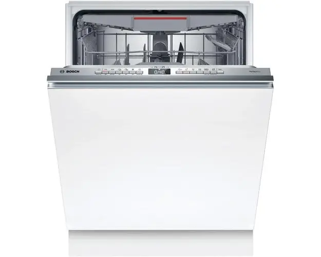 Masina de spalat vase incorporabila Bosch SMV6YCX02E, 14 seturi, 6 programe, Clasa A, Home Connect, 60 cm (Alb)