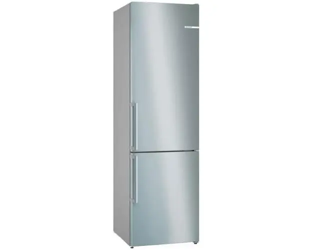 Combina frigorifica Bosch KGN39VIBT, 363 l, NoFrost, PerfecFit, Raft sticle, Clasa B, H 203 cm, Inox AntiAmprenta