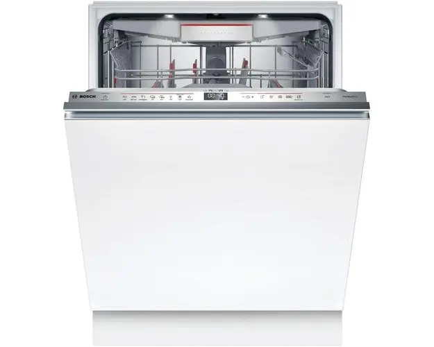 Masina de spalat vase incorporabila Bosch SBV6ZCX05E, 14 seturi, 8 programe, Clasa B, Home Connect, 60 cm (Alb)