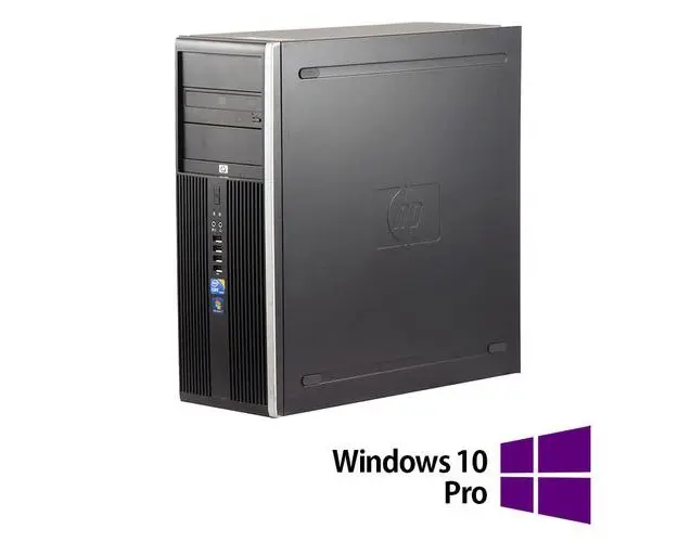 Calculator Sistem PC Refurbished HP 8300 Tower, Intel Core i5-3470 3.20GHz, 4GB DDR3, 500GB HDD + Windows 10 Pro