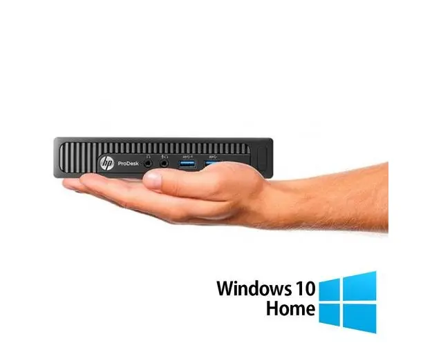 Calculator Sistem PC Refurbished Calculator Refurbished HP Prodesk 600 G2 Mini PC, Intel Core i5-6500T 2.50GHz, 8GB DDR4, 256GB SSD + Windows 10 Home