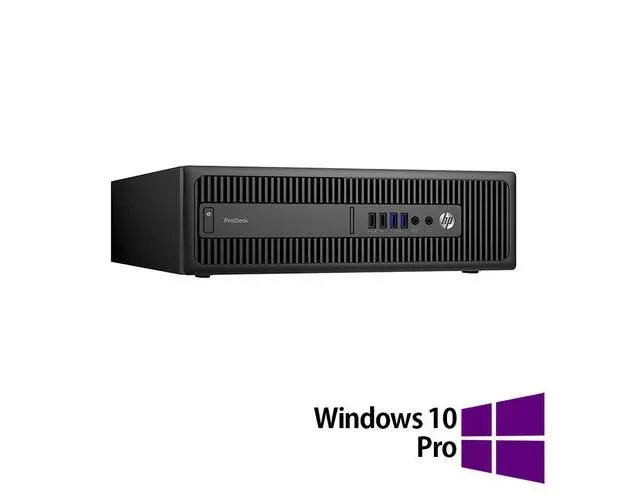 Calculator Sistem PC Refurbished HP ProDesk 600 G2 SFF, Intel Core i5-6500 3.20GHz, 16GB DDR4, 1TB HDD + Windows 10 Pro