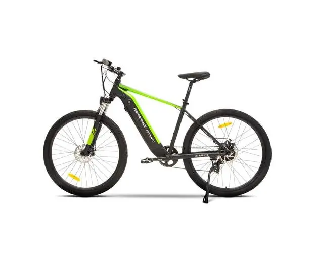 Bicicleta asistata electric Argento Performance Motor Bafang 250W, 45Nm, suspensie furca fata, Viteza maxima 25 km/h, Putere motor 250 W, Autonomie 80 (Verde)