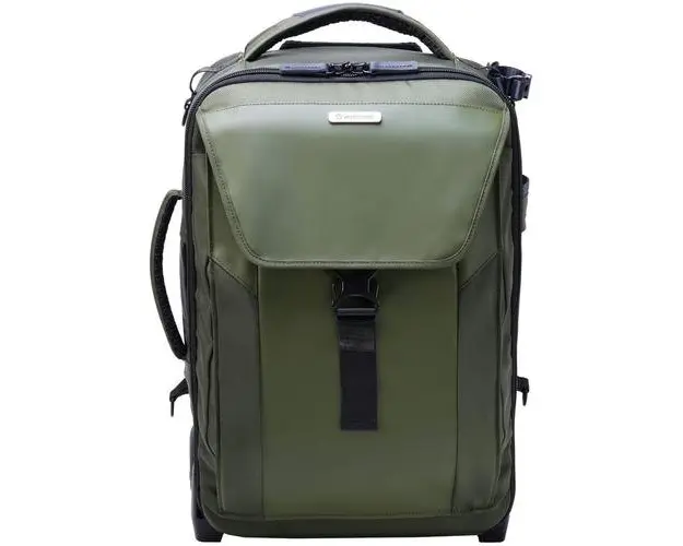 Rucsac tip troller Vanguard VEO SELECT 59T GR, compatibil cu aparate foto Compacte/DSLR/Mirrorless/Drone (Verde)
