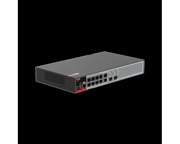 Switch Reyee PoE+, 10 Porturi Gigabit, 8 Porturi PoE Si 2 Porturi SFP 150W (Negru)