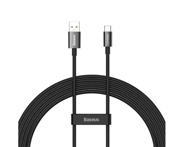 Cablu USB - USB-C Baseus Superior Series, 65W, PD, 2m, Negru