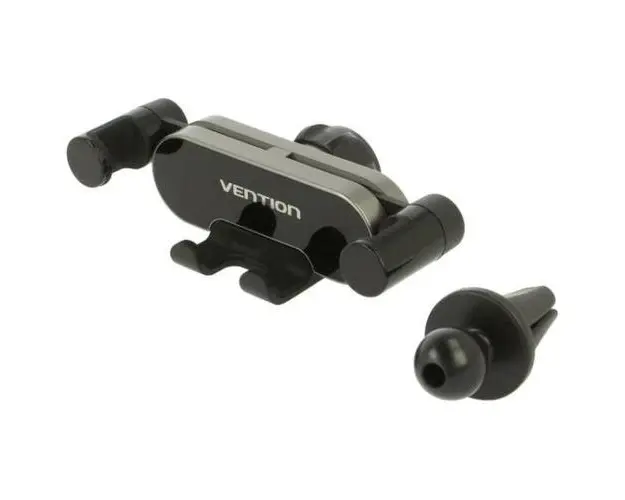 Suport auto pentru telefon Vention KCEH0, fixare grila ventilatie, unghi reglabil, device compatibil 4.7inch-6.8inch (Gri)