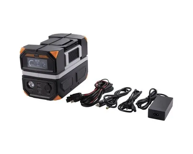 Statie incarcare Technaxx TX-202, 504Wh, 600W, USB-C, USB-A, QC3.0, 2 x 230V, priza auto, incarcare auto/AC/solara(optional) (Negru/Portocaliu)