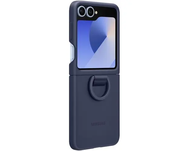 Husa de protectie Samsung Silicone Case pentru Galaxy Z Flip 6, Navy