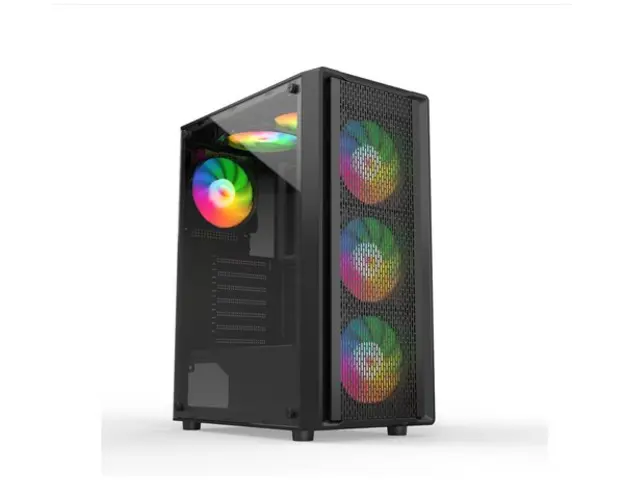 Carcasa PRO GAMING DUNE, Mid Tower, ARGB (Negru)
