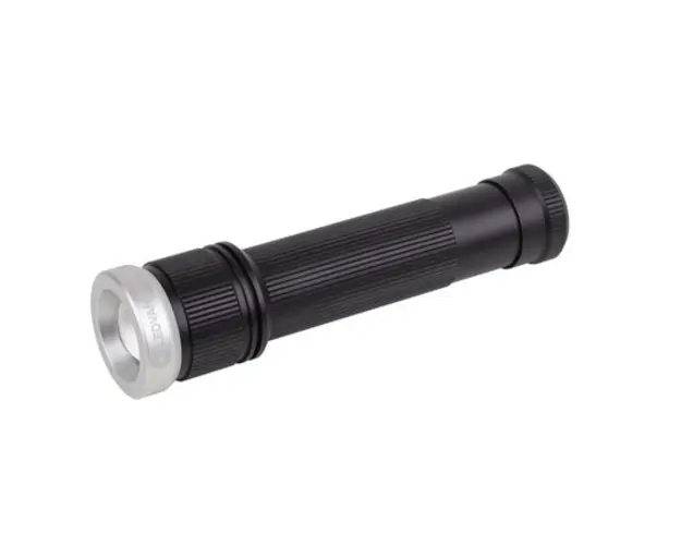 Lanterna LED de mana Ledvance Tactical, 15W, 1400 lm, zoom, 4 moduri de iluminare, 6xAAA (neincluse), IP65, Negru