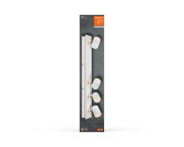 Spot LED cvadruplu ajustabil Ledvance DECOR MARS, 58.5W, 5780 lm, lumina calda (3000K), IP20, 713mm, Alb, clasa energetica F