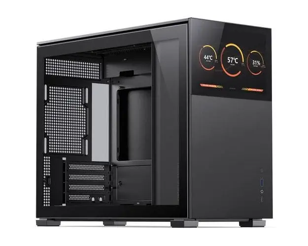 Carcasa Jonsbo D31 Screen, Mini Tower (Negru)
