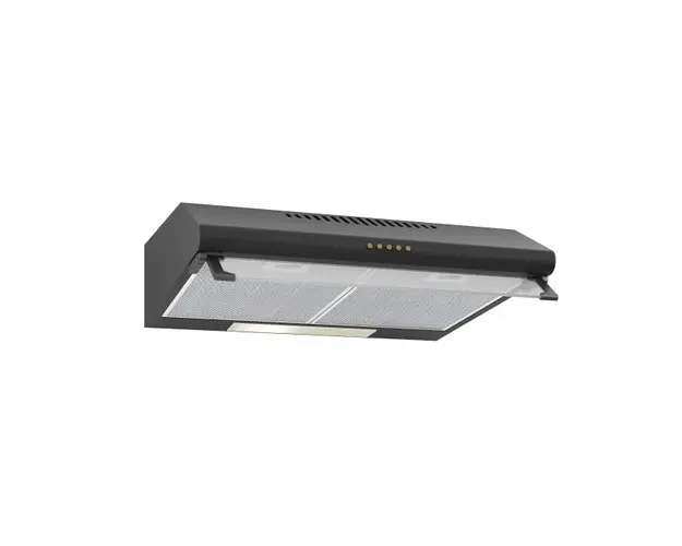 Hota clasica Studio Casa Olymp Blk 60 cm, 2 motoare, 3 viteze, Putere de absorbtie 310 mc/h (Negru)