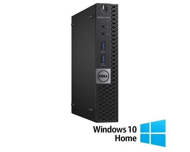 Calculator Sistem PC Refurbished DELL OptiPlex 3040 MiniPC, Intel Core i5-6500T 2.50GHz, 8GB DDR3, 256GB SSD + Windows 10 Home